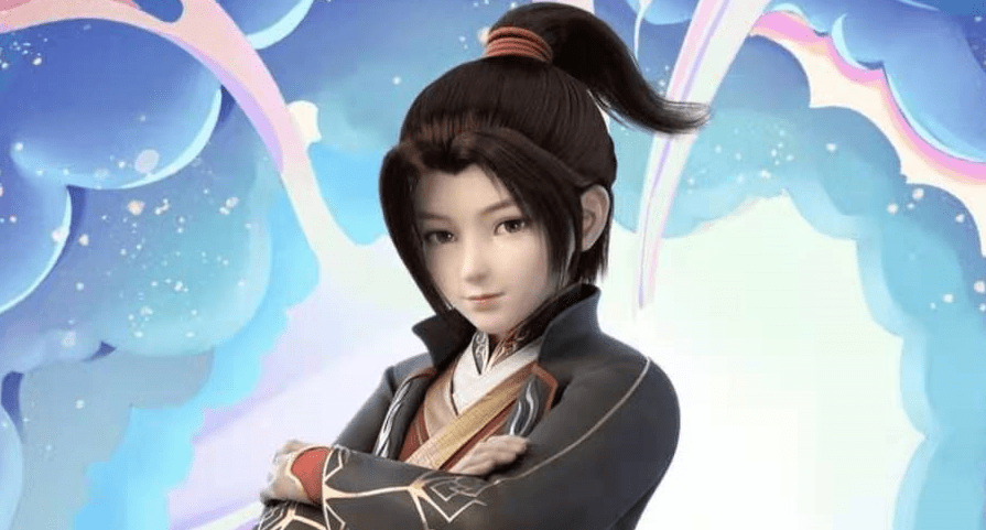 斗破苍穹:萧炎纳兰嫣然童年照曝光,原来特别篇还可以这么玩_小时候_萧