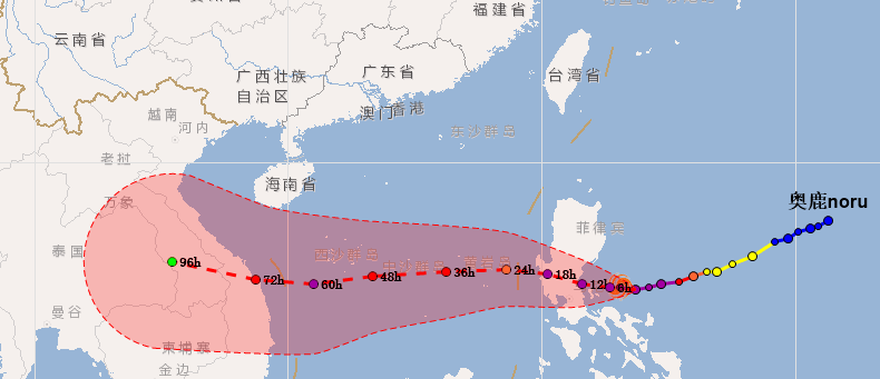 台风“奥鹿”已加强为超强台风级！海面风力大需注意做好防御！
