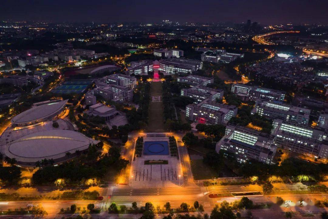 广州大学城夜景图片