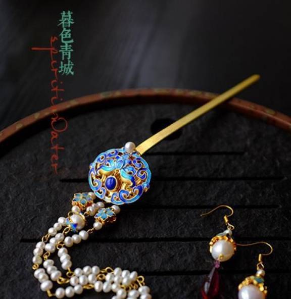 十二星座古风步摇簪,仙气十足,这也太美了吧._气质_感觉_珍珠