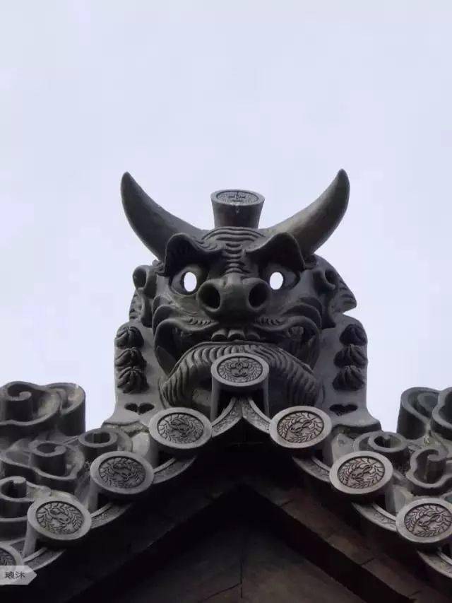 鬼瓦，从中国古建筑中消失，而在日本兴盛_端头_装饰_形式
