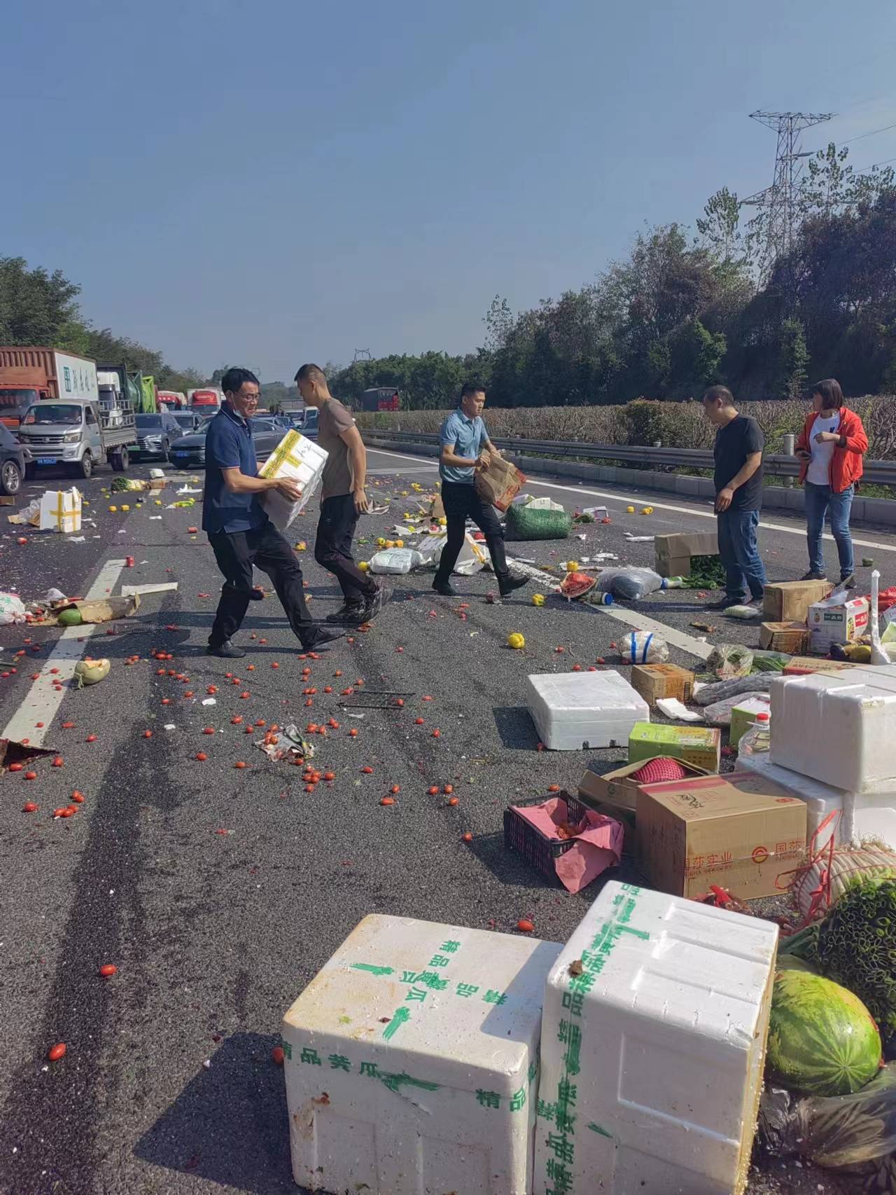 重庆绕城高速车祸图片