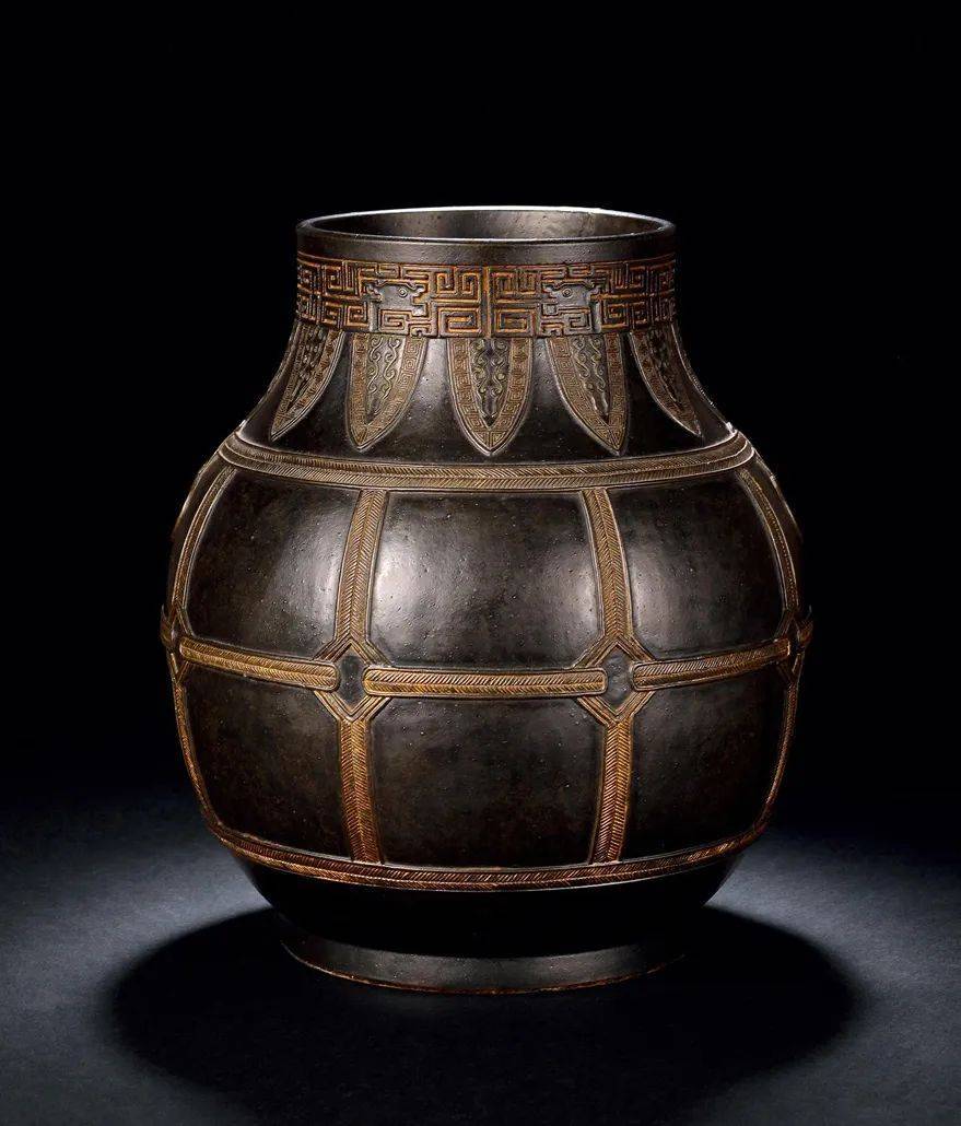 逸美术馆 | 古老绳纹-宋代黑釉绳索纹梅瓶图像研析_玉器_纹饰_陶器