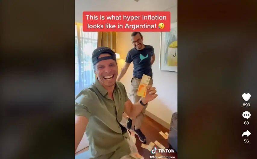 阿根廷货币贬值通胀严重，荷兰旅游博主“嬉皮笑脸”拍抖音惹怒当地人！