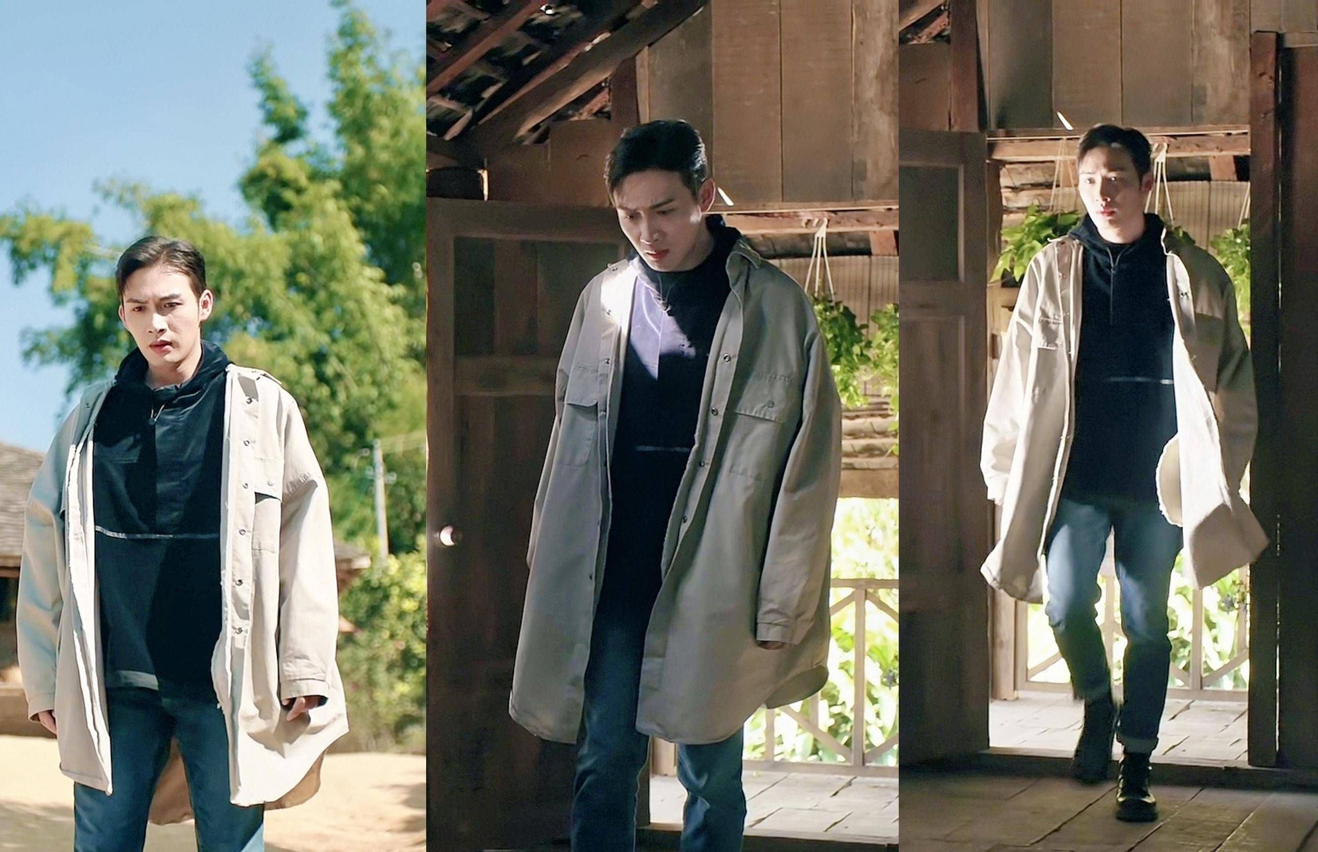 其实,他的穿搭都可以当作教科书了_同色系_风衣_外套