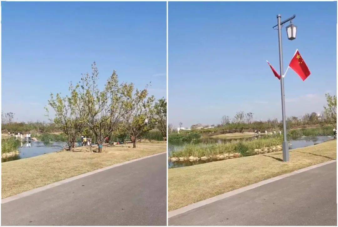 湖公園似乎互動性更強一些相比於大廠的桃湖公園公園內建有2個網球場