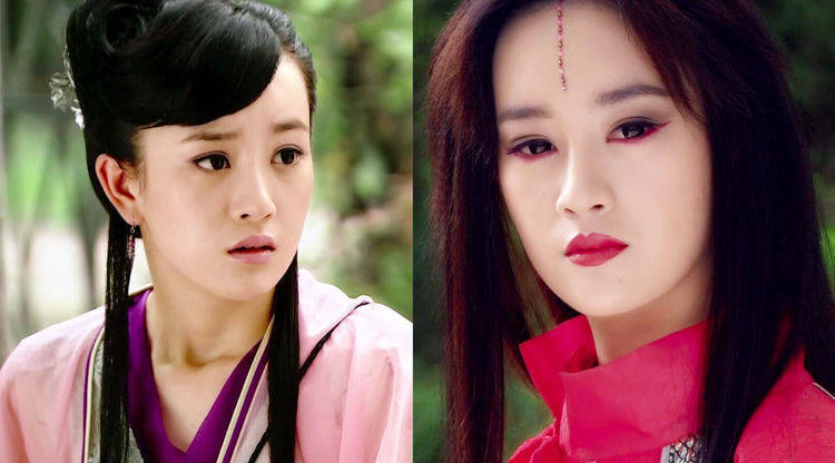 女明星黑化前后的对比:高圆圆像中毒,舒畅眉梢点一排圆点_郑儿_眼神