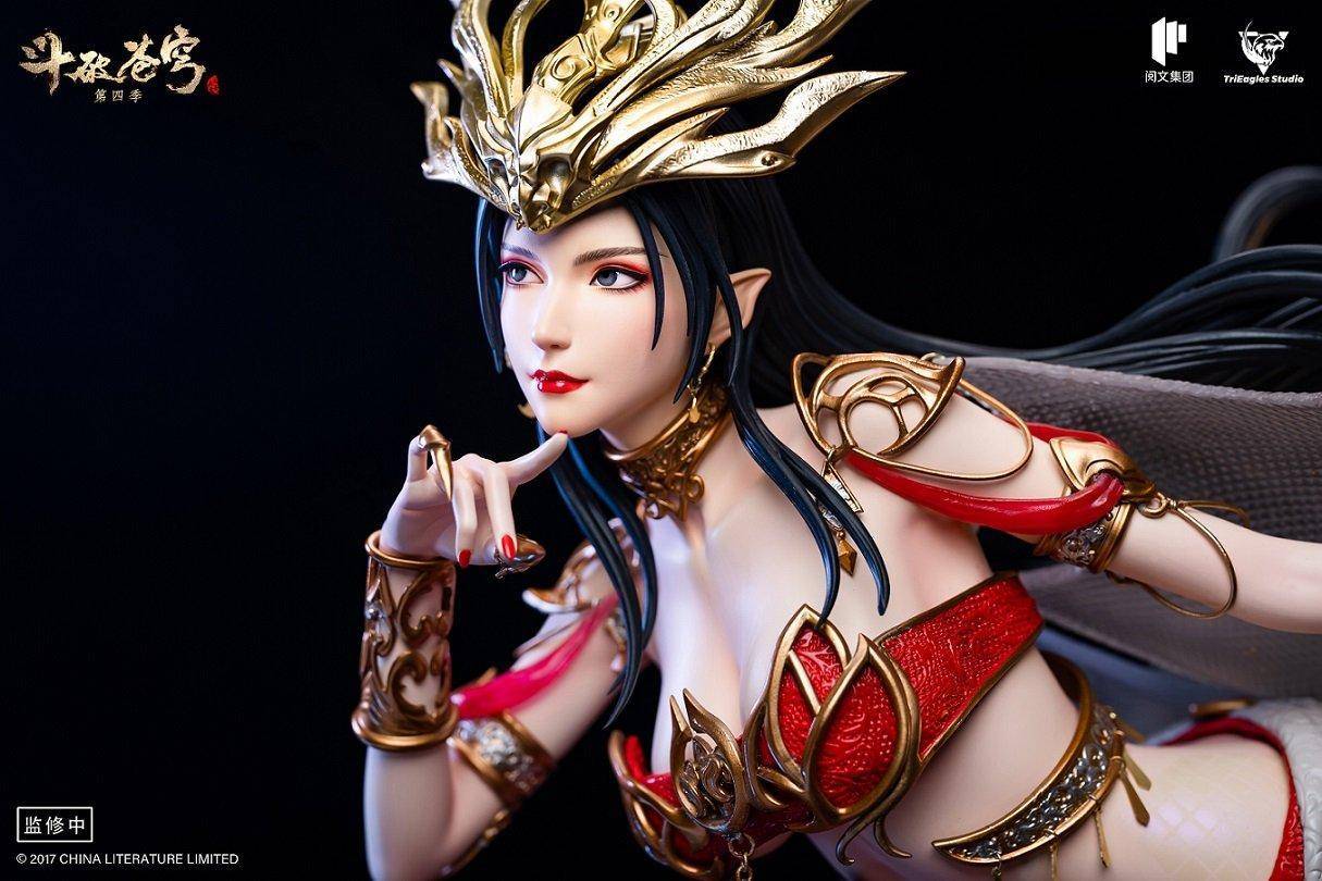 「斗破苍穹」美杜莎女王第三款1/4手办雕像展示_美杜莎女王_雕像_斗破
