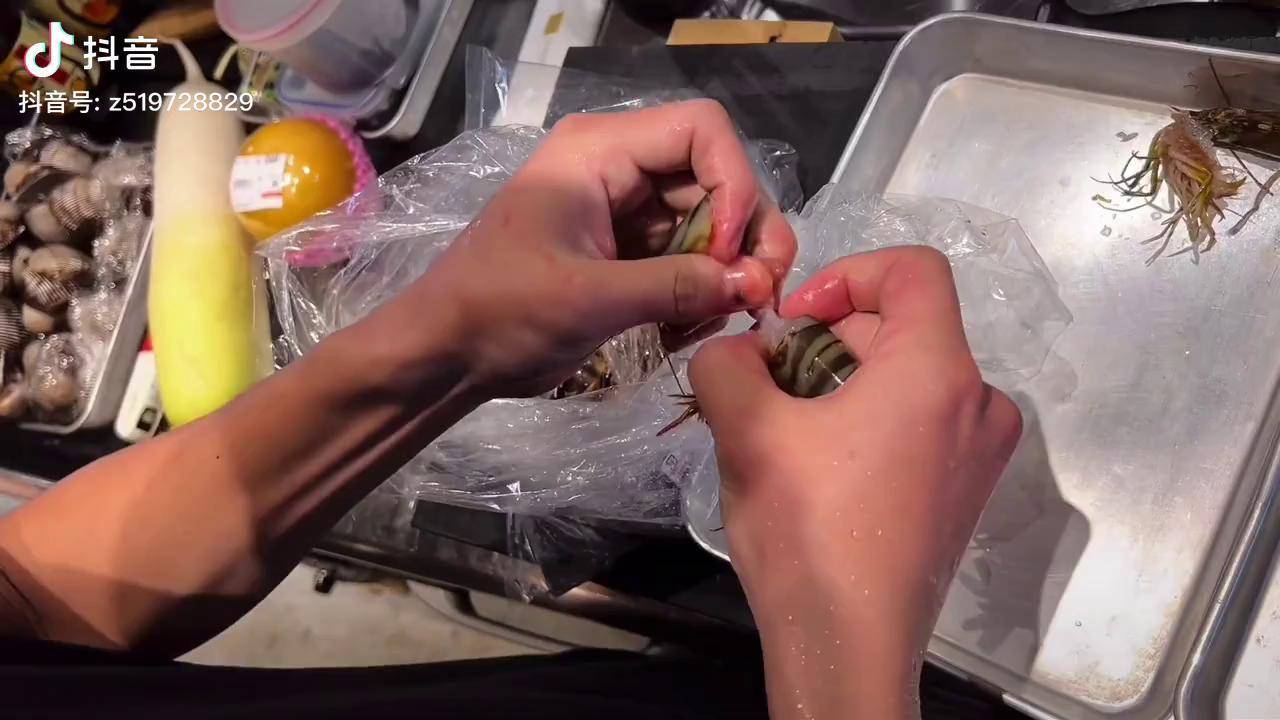 车海老-国内寿司店最常见的虾海鲜 虾 斑节虾 日本对虾 车海老 车虾