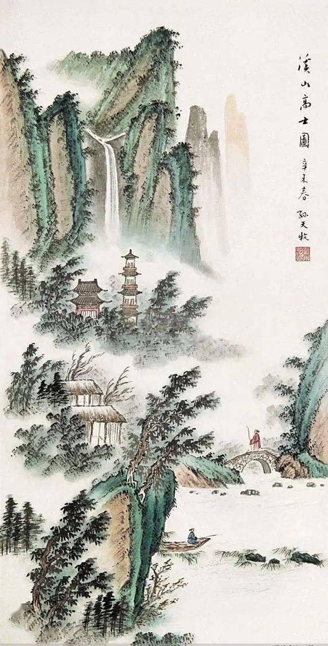 北派山水名家孙天牧山水作品