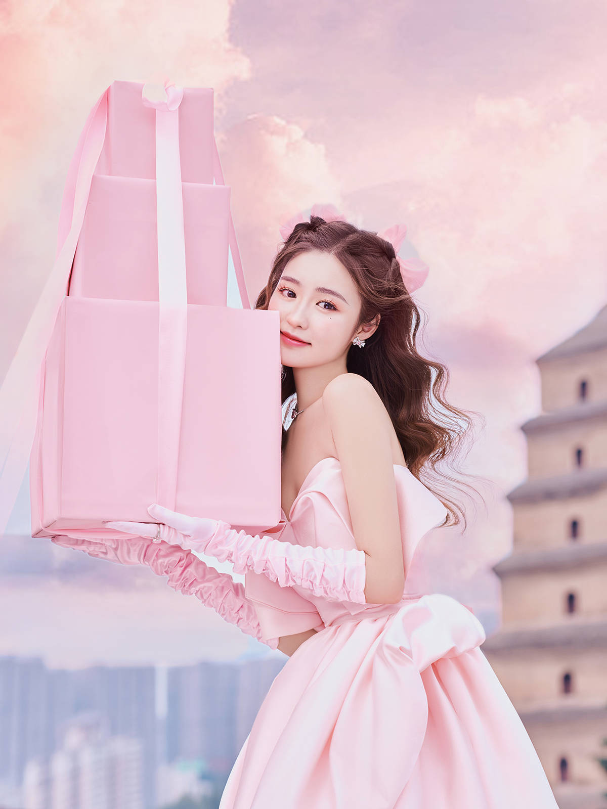 西安写真丨西安绝对人气写真丨谁说公主只能去城堡?大雁塔也很美好吗!