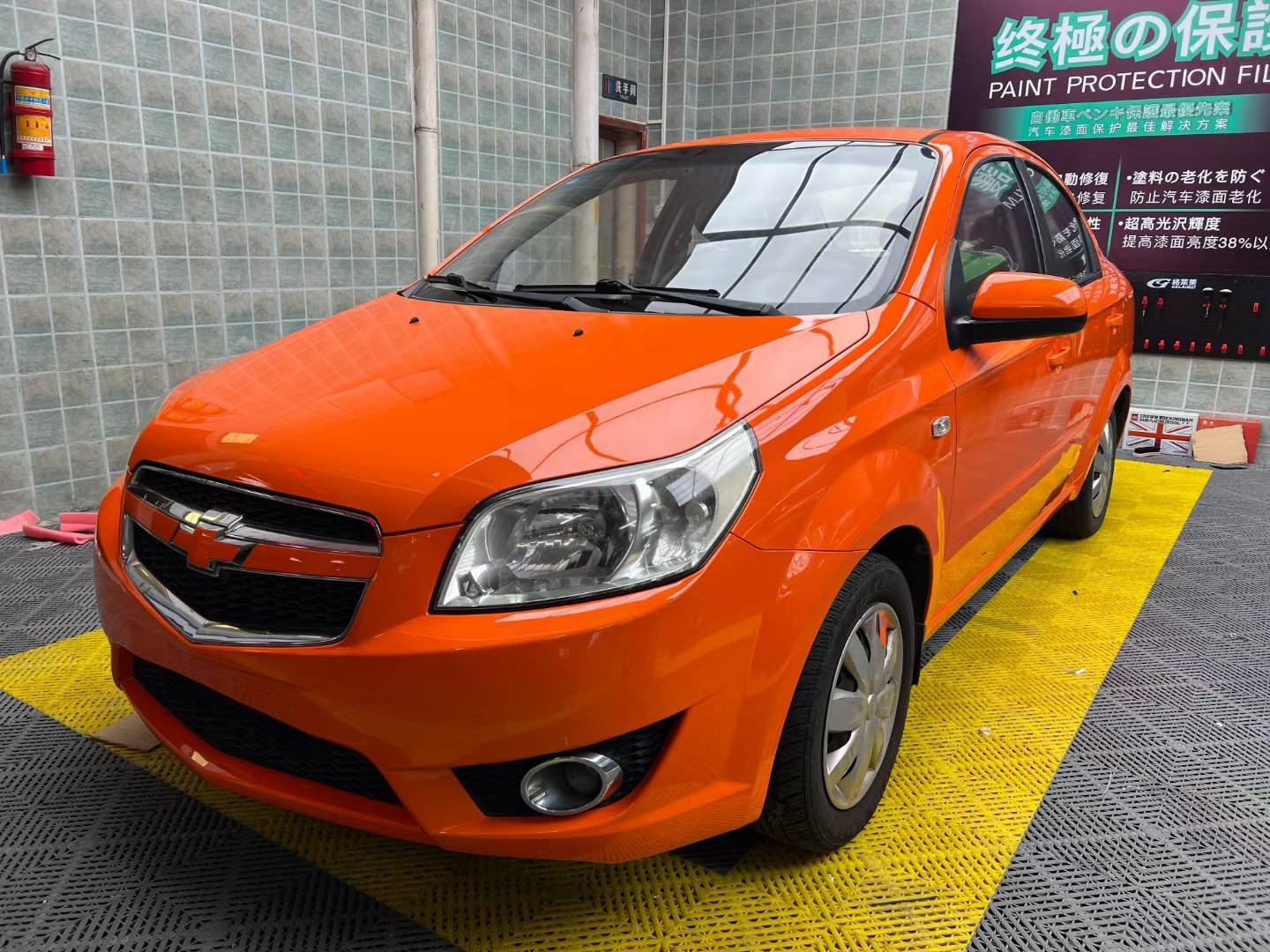 日本隐形车衣:09年的雪佛兰乐风贴上evomax易玛,再次青春焕发_搜狐