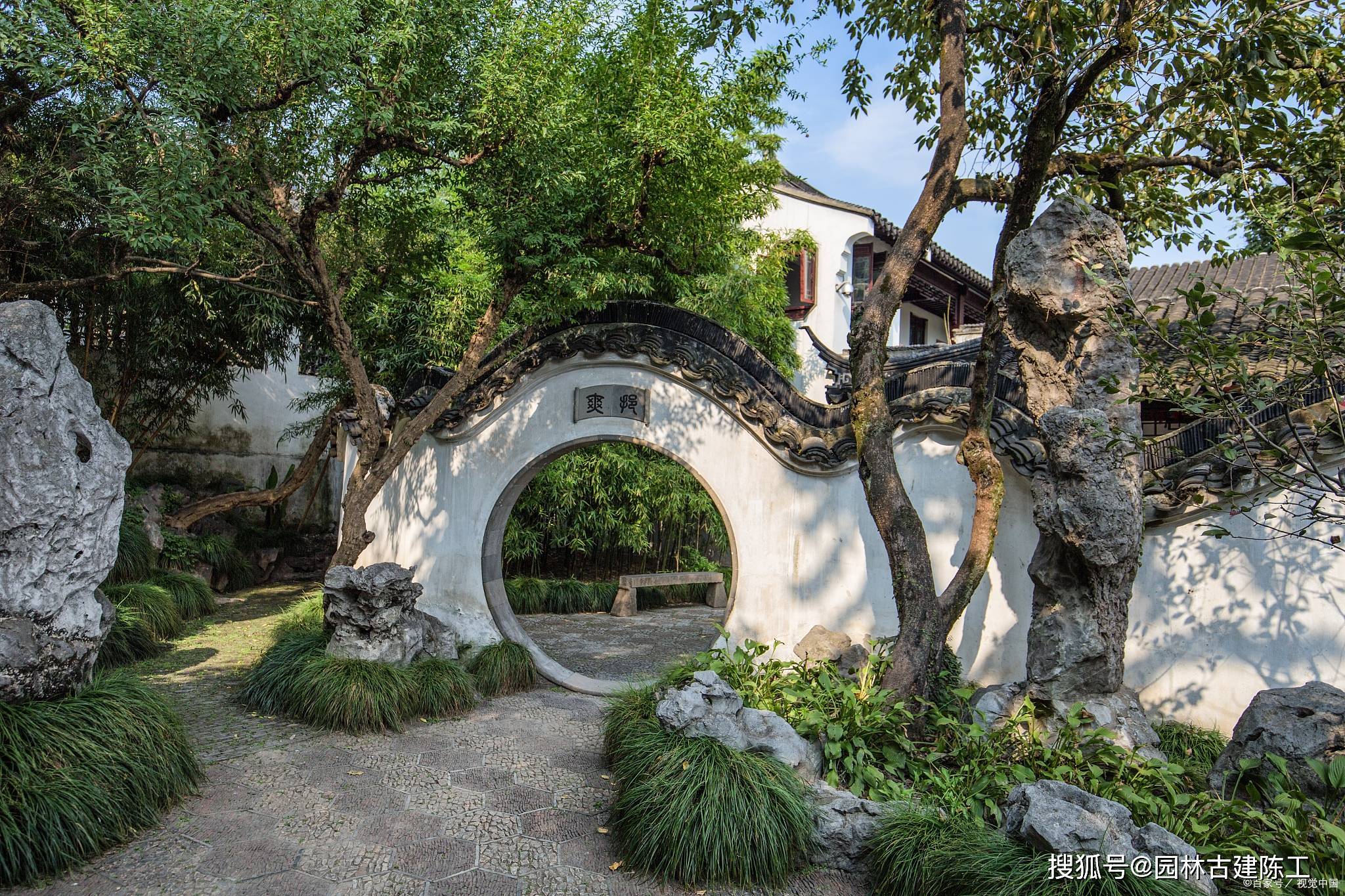 江南私家庭院木结构亭子连廊安装 古建木材工厂 苏式建筑施工_调节