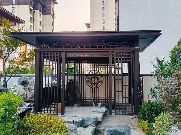 新中式铝合金凉亭成就多居住者对美好生活的向往