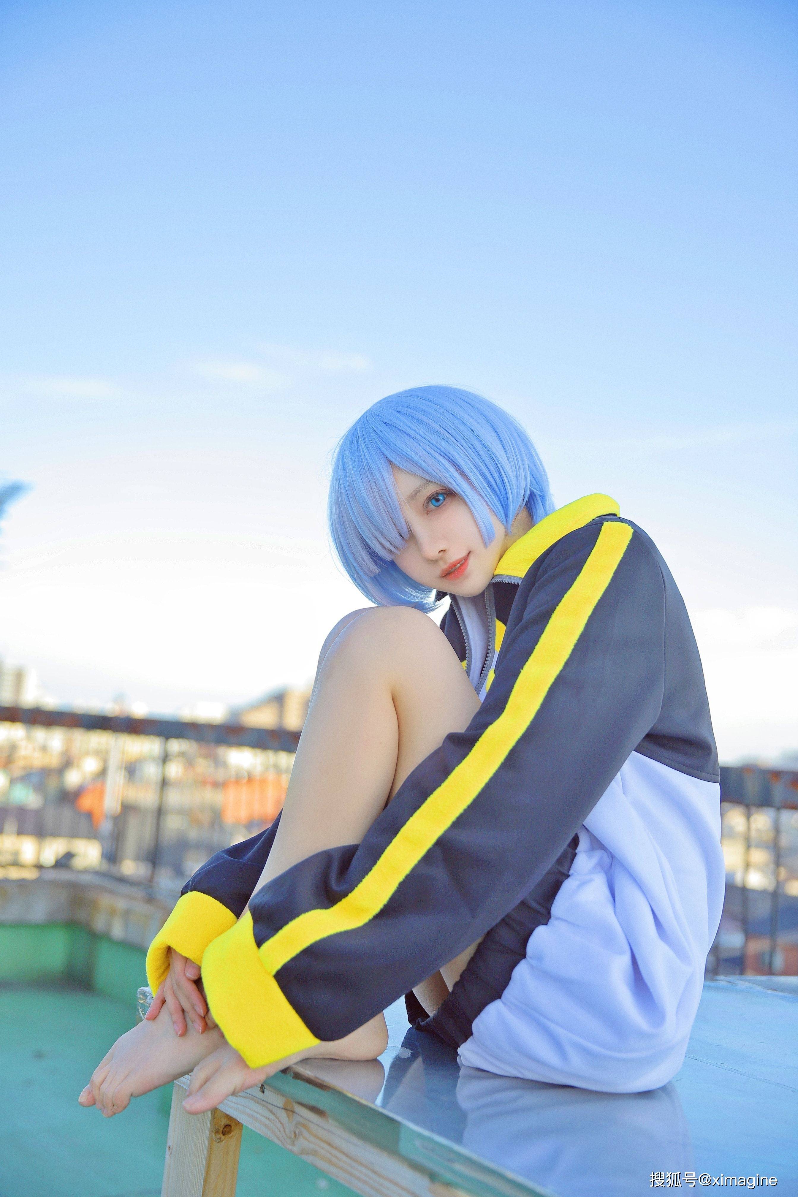 荒岛-从零开始的异世界生活蕾姆 cosplay 角色扮演写真摄影图片_雷姆