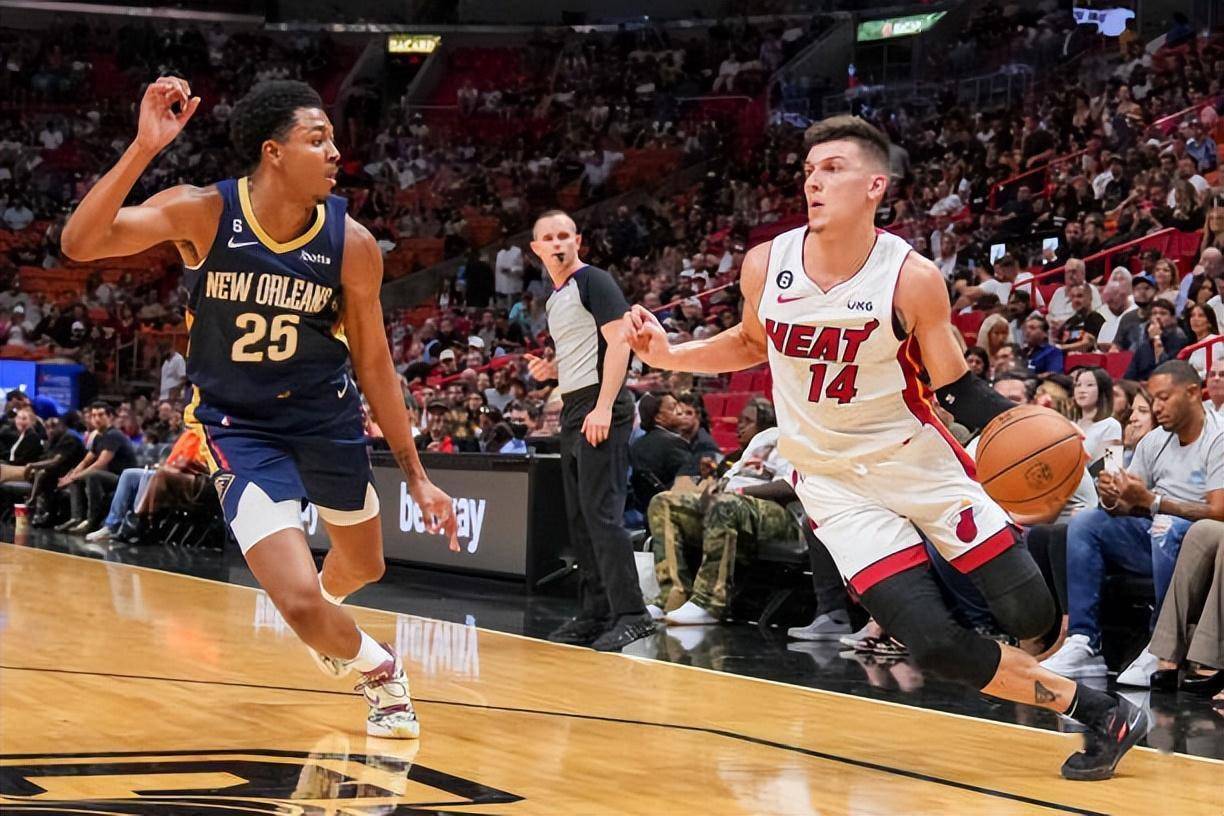 季前赛-希罗阿德巴约合砍48分,热火大胜鹈鹕四连胜收官_得分_中三