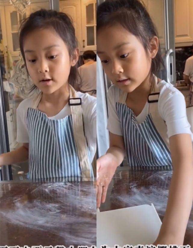 李小璐晒甜馨发面视频,谁注意她喊甜馨全名是啥?