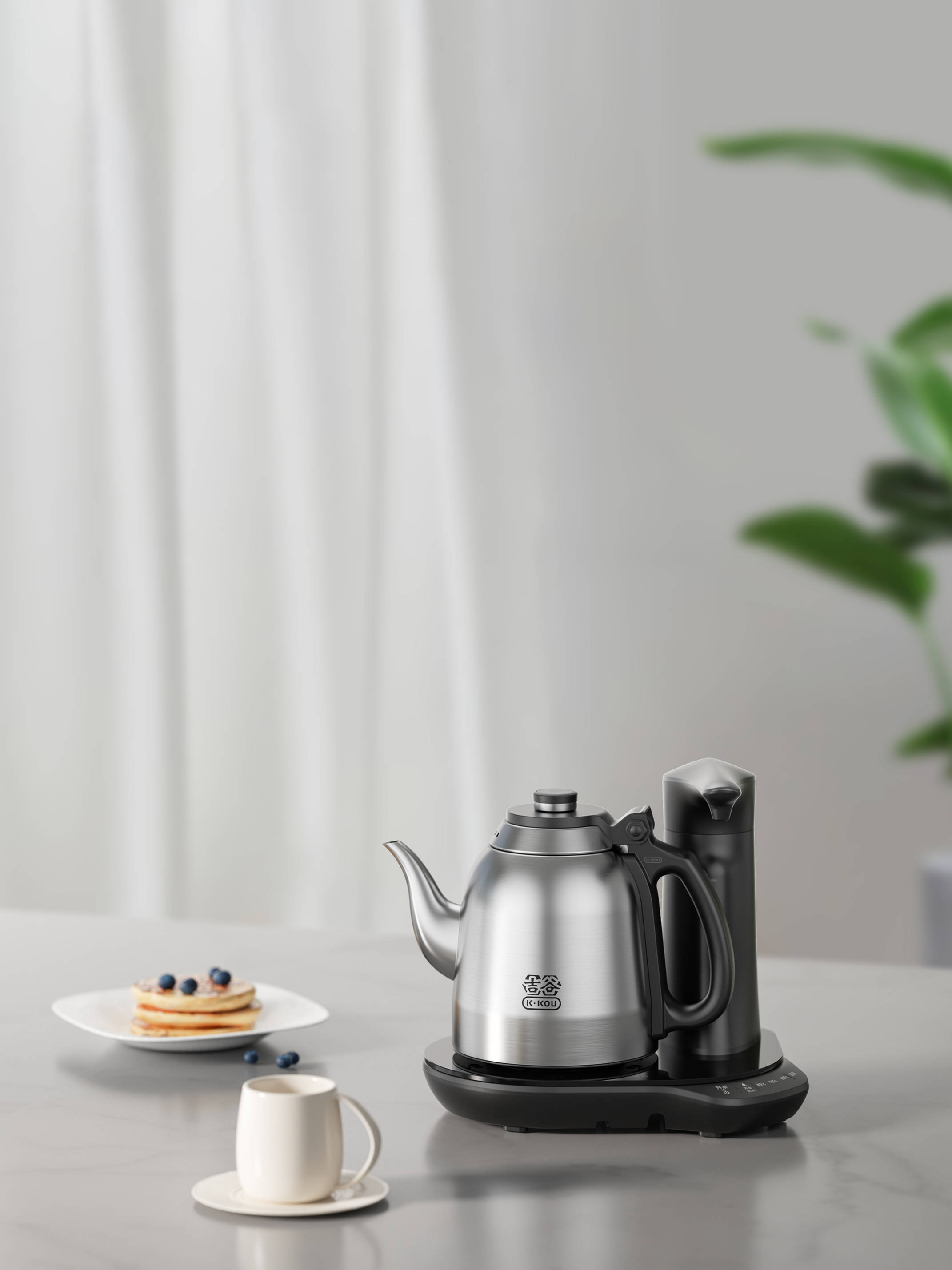吉谷全自动电水壶,多少茶友梦寐以求的专业泡茶好物_造型_茶艺_水柱