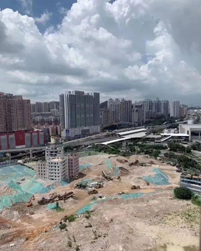 龙岗布吉南门墩大型综合体项目,佳兆业旧改已拆平,直接开发商签约