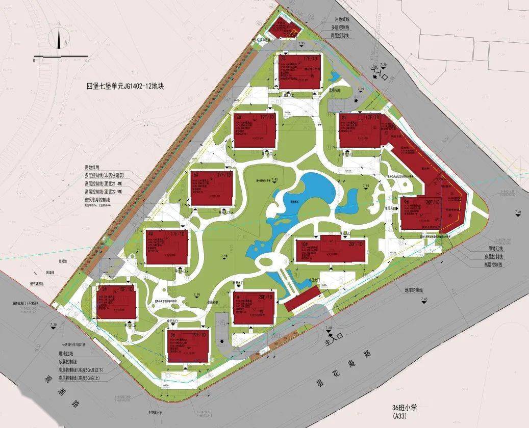 滨江集团江湾新城住宅项目公示,规划10幢高层住宅