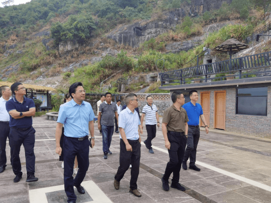 調研組一行先是前往聯合鄉現場調研尤溪聯合梯田山地越野賽比賽場地