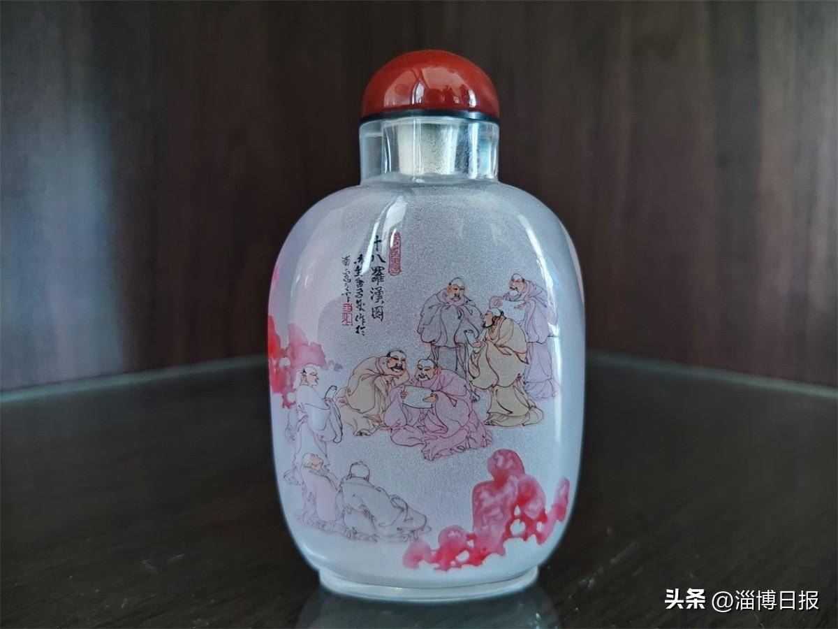 好客山東 好品山東 |淄博市博山區魯派內畫博物館藏品:《十八羅漢圖》