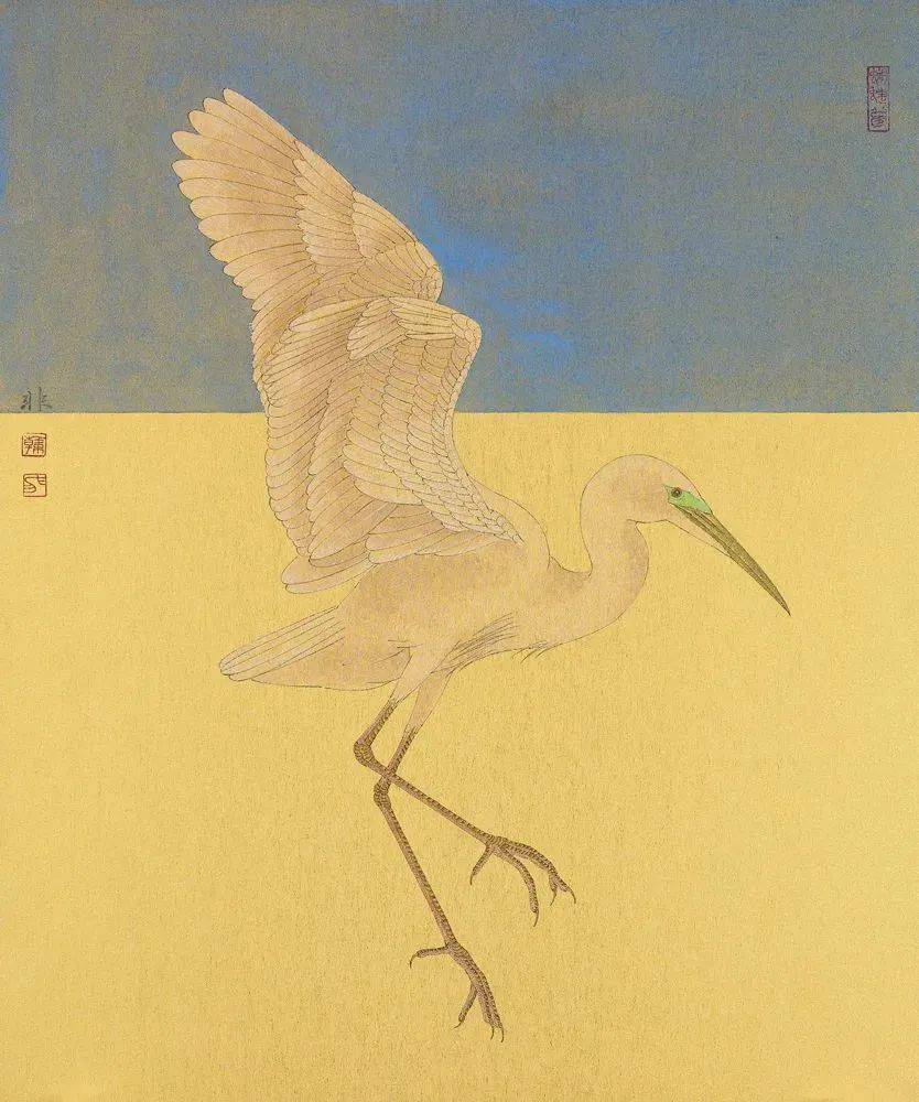 【国画天地】气息温润,略带几分冷艳——韩非新工笔花鸟_画面_美术家