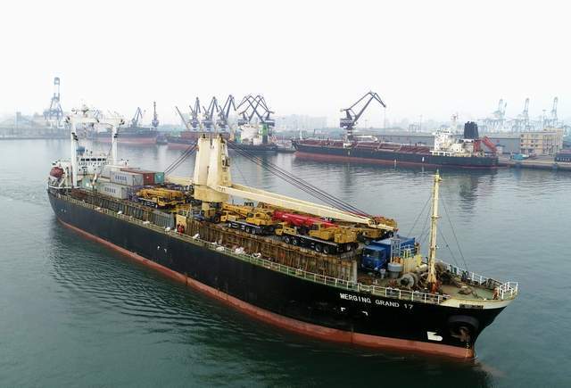 山东港口烟台港东南亚件杂货航线年度发运量突破100万吨_服务_业务