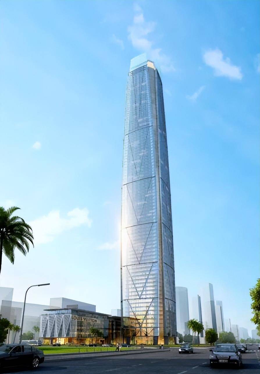 海南第一高楼高428米,即将复工,计划用1734天建成_建设_海口_城市