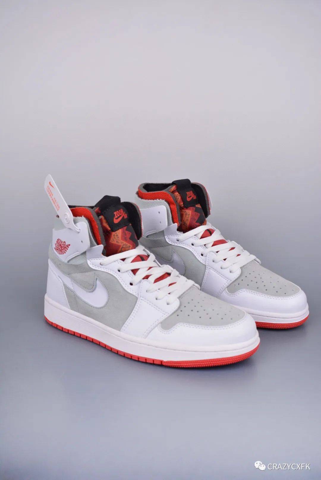 乔丹air jordan 1 hare zoom air cmft 兔八哥反光高帮运动鞋_图案
