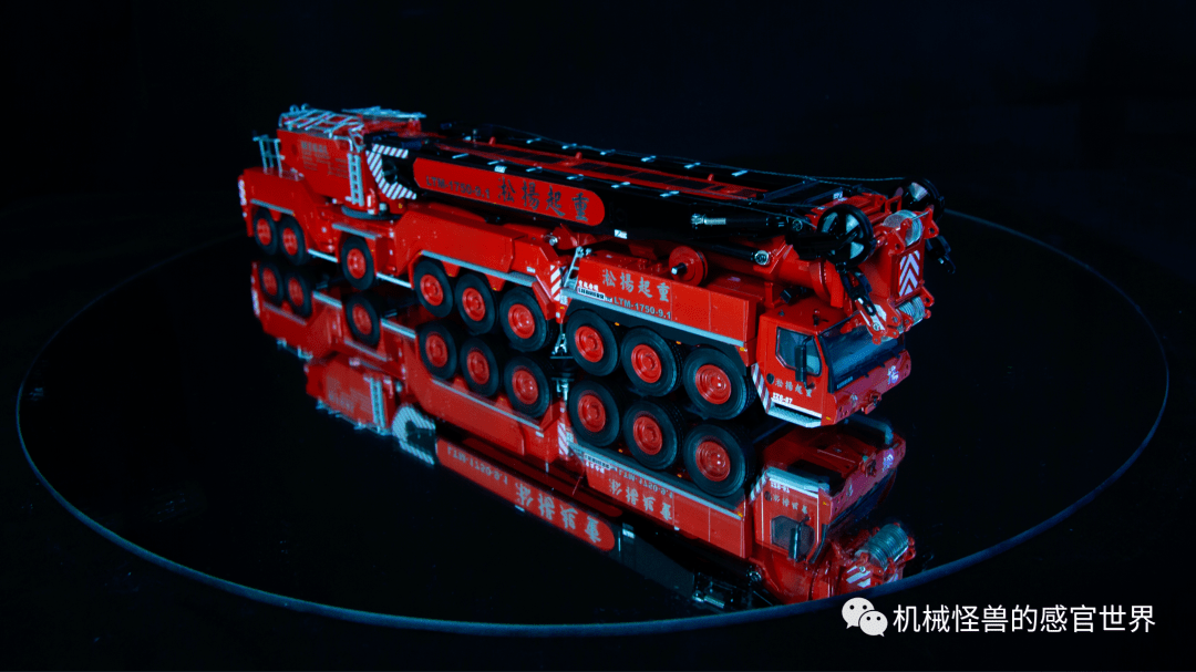 无中生有，全网唯一！模型高手改涂利勃海尔LTM1750 淞扬起重_