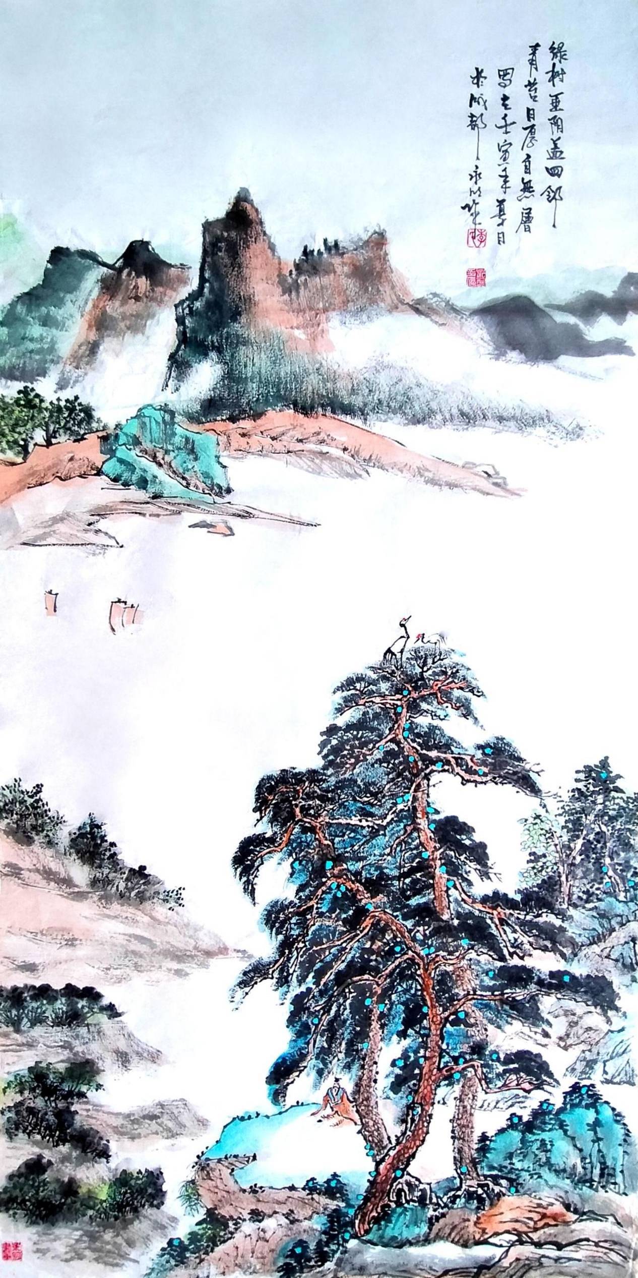 李永明画家水墨丹青画作意境_搜狐网