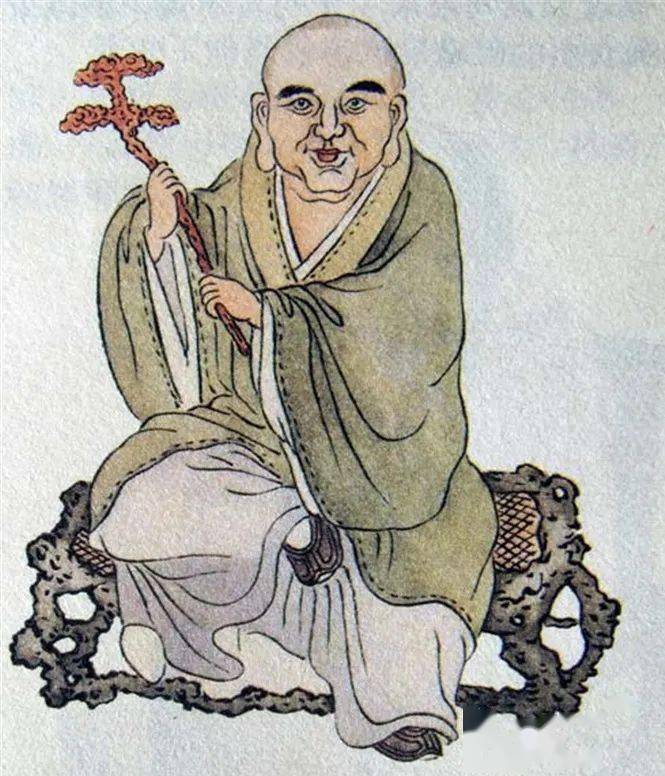 灵隐寺五百罗汉堂——坚固心尊者(331)_菩萨_金刚_莲花