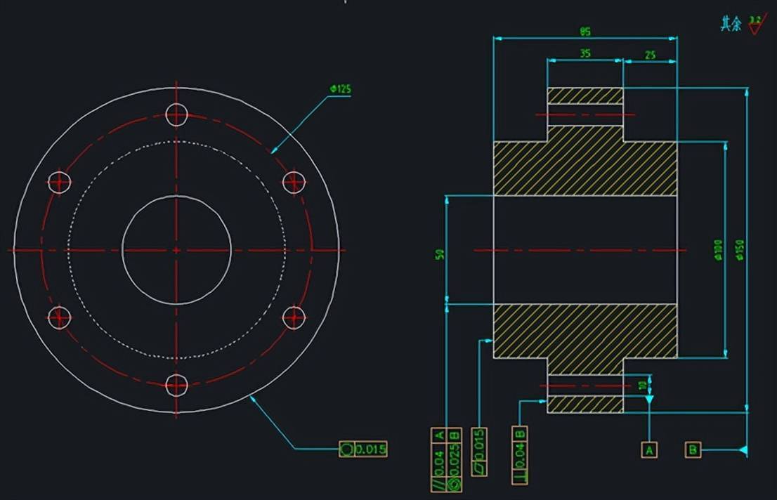 硬核cad教学:形位公差你知多少?