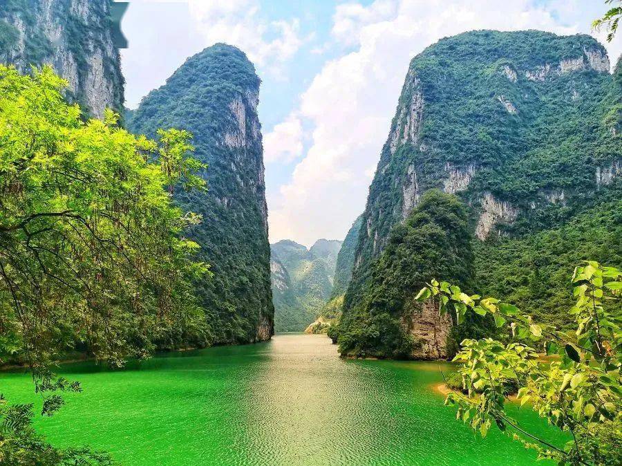 隐世美景】探秘河池南丹,秋染小三峡 棉花天坑 丹洲水上古城,独家安排