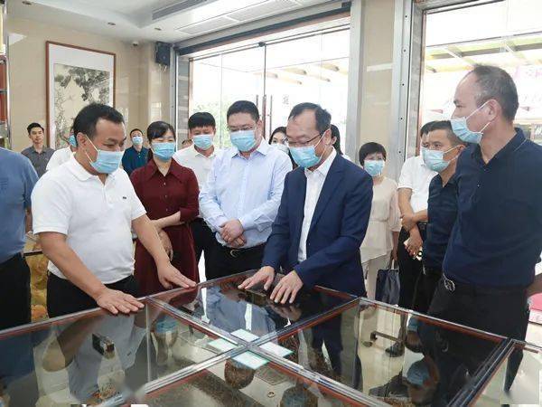 现场| 揭阳市人大常委会副主任叶明文一行调研普宁康美中药城_经营