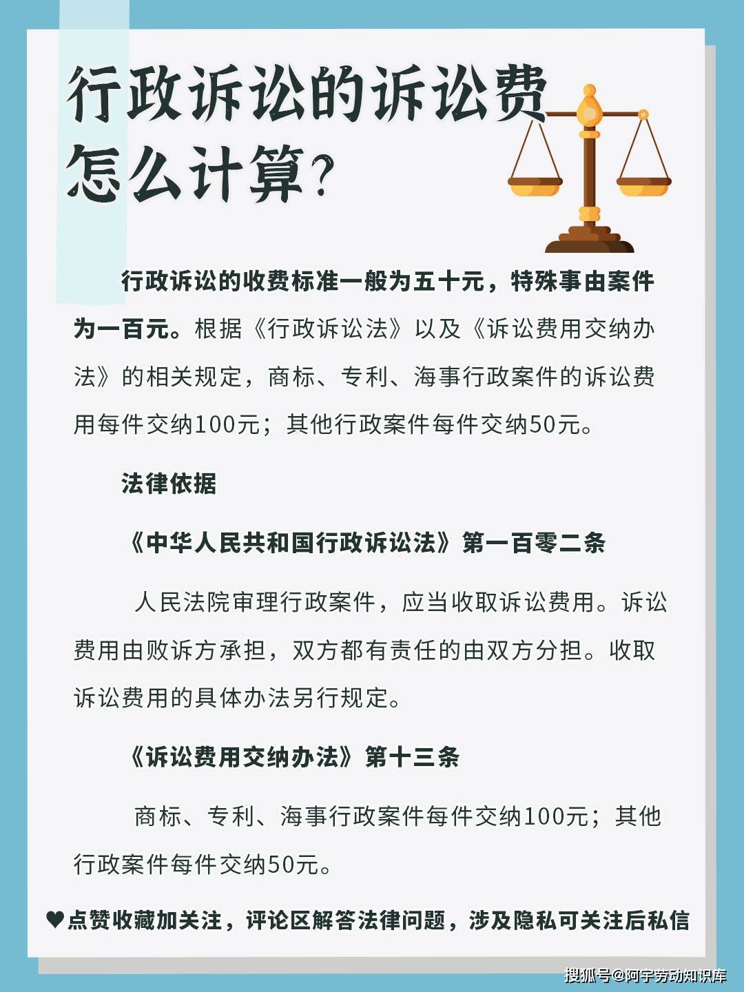 行政诉讼的诉讼费怎么计算？_手机搜狐网