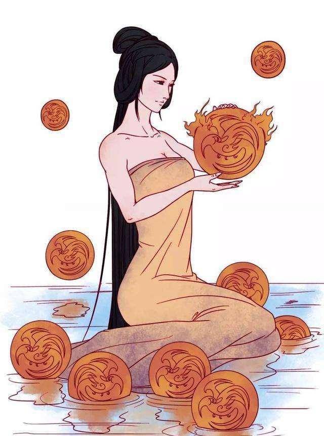 山海经:羲和常羲,伏羲女娲,汉画人首蛇尾擎日月者,到底是谁?