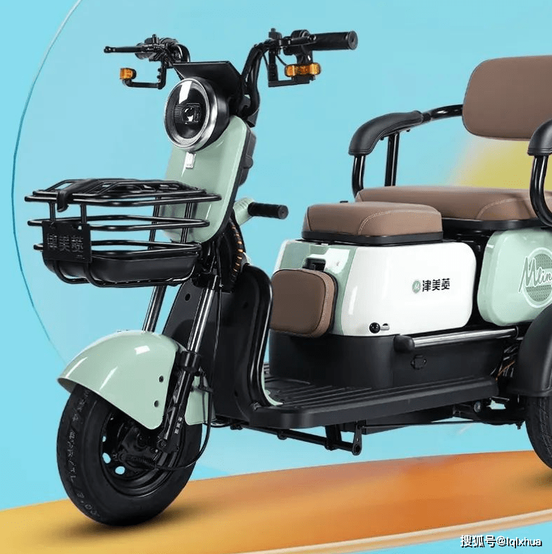 津美菱新一代接娃三轮车m1,外观时尚,简单易上手,续航150公里_搜狐