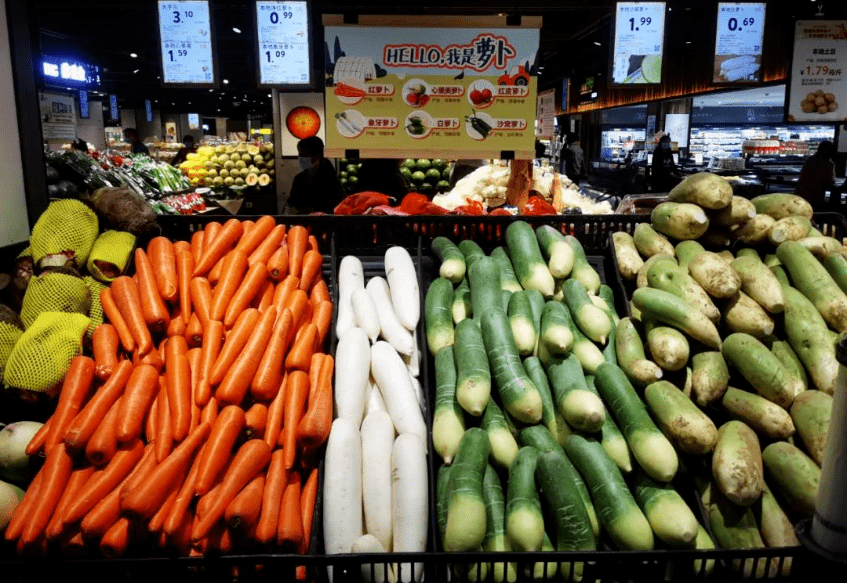 胖东来最新美蔬果美陈欣赏_商品_侵权_葡萄