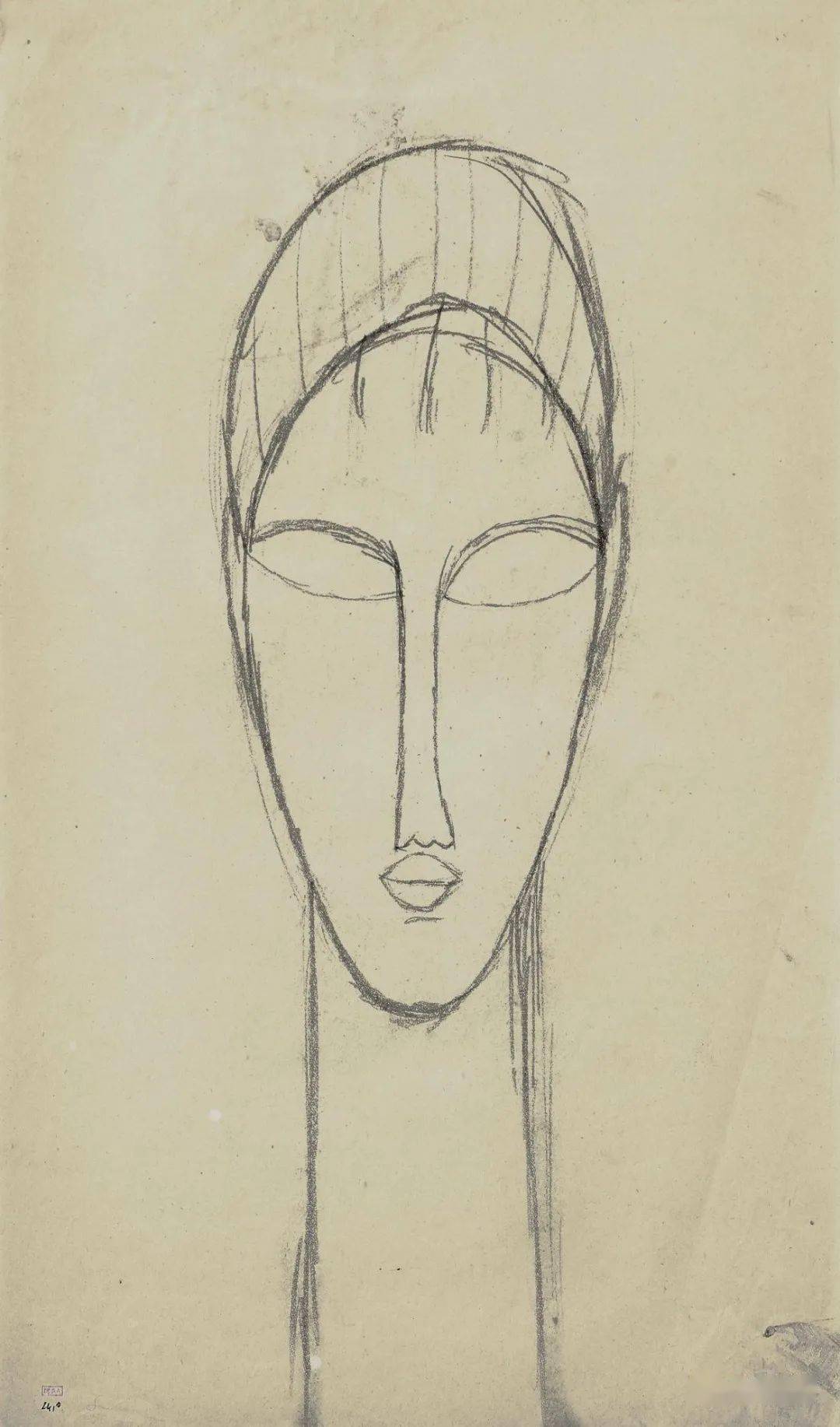 油画大师——莫迪利阿尼的素描