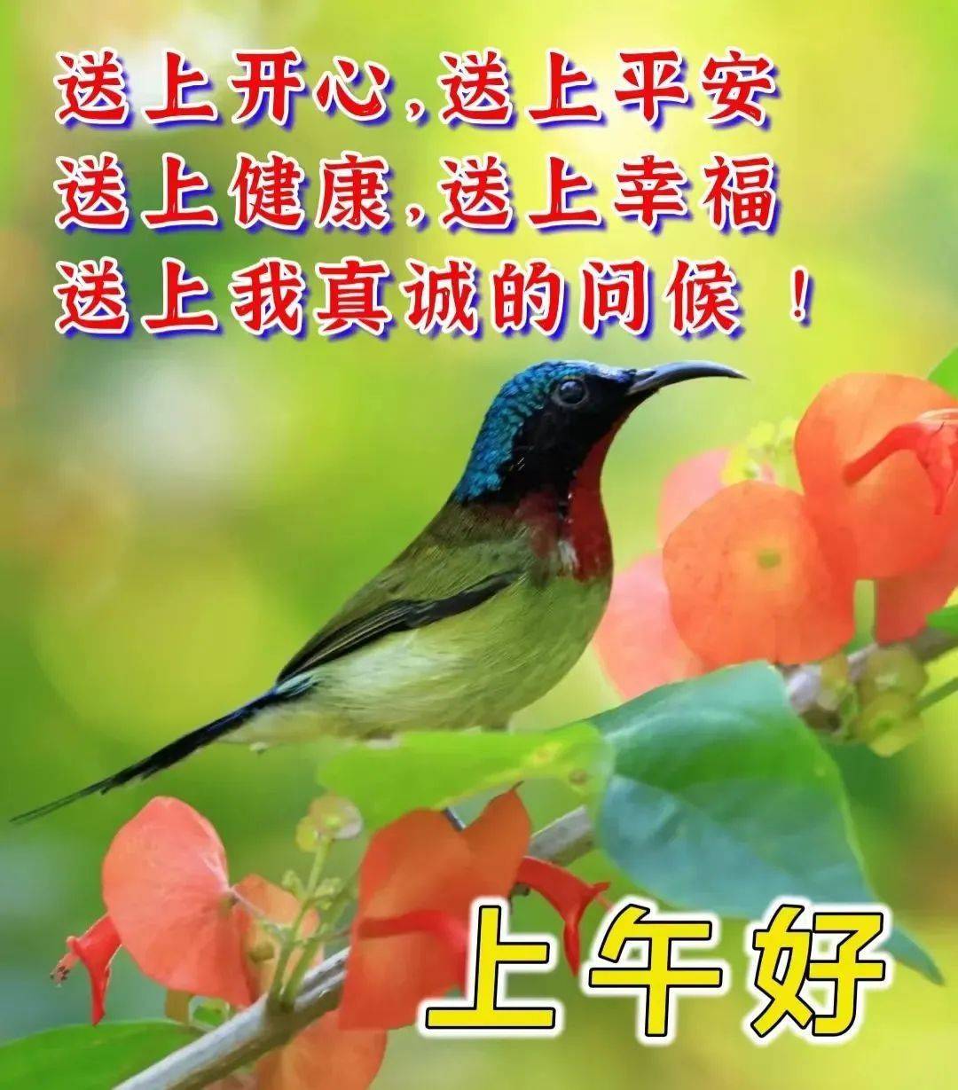 星期一清晨早上好问候祝福动态图片 周一最新早安问候祝福图片带字