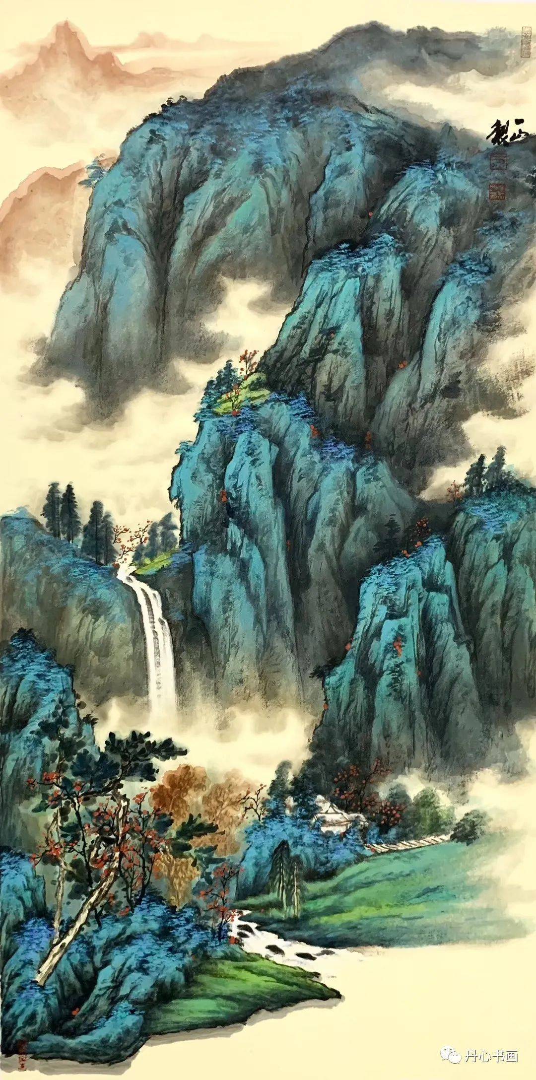 格调高古,淡雅清新|画家崔亦田_作品_山水画_花鸟画