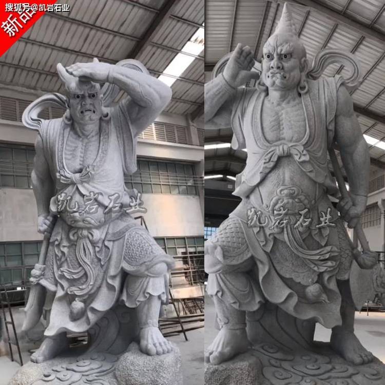 石雕千里眼顺风耳介绍,图文欣赏_岩石_石材_雕刻