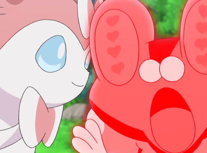 小智vs普鲁蜜耶:呱呱泡蛙vs仙子伊布相关集数:xy篇第13集《仙子伊布vs