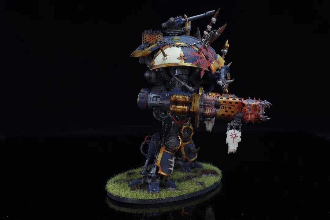 战锤40k knight despoiler 混沌强夺者骑士,制作分享_公众_来稿_模型