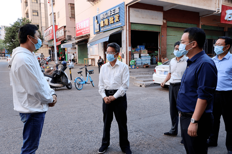 10月22日下午,赣州经开区党工委书记,新时代文明实践中心主任陈水连到