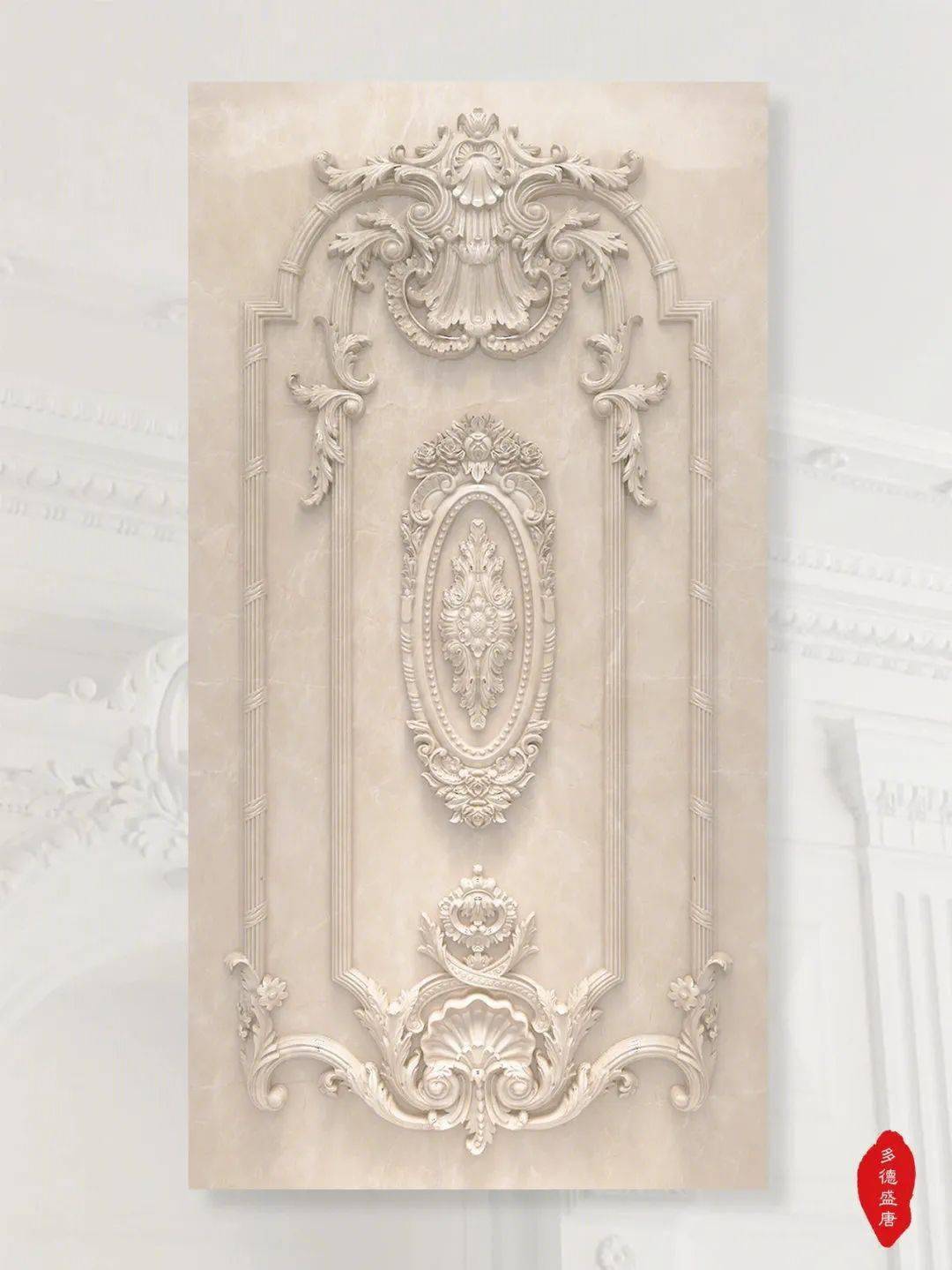 20款法式大理石雕花护墙板,艺术成分很高哦!_石材_视频_多德