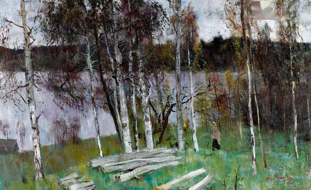 油画语言的绘画性探索,梅尔尼科夫作品欣赏_中国_艺术_cm
