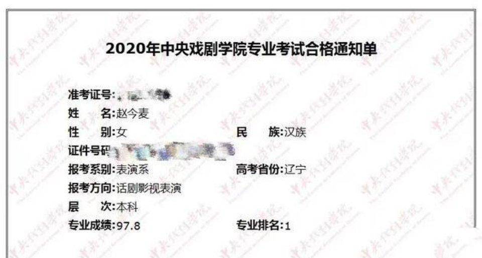 从小副角身世，现在中戏艺考全国第一，大放荣耀